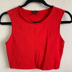 3/$15 express red crop top sleeveless